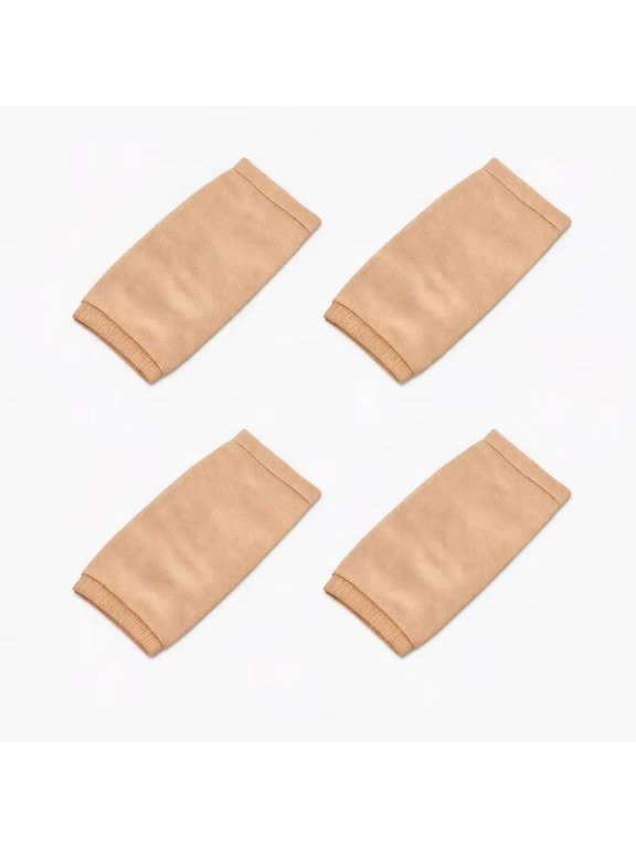 2 Pairs Sports Arm Sleeves Forearm Cover for Women Men(Nude)