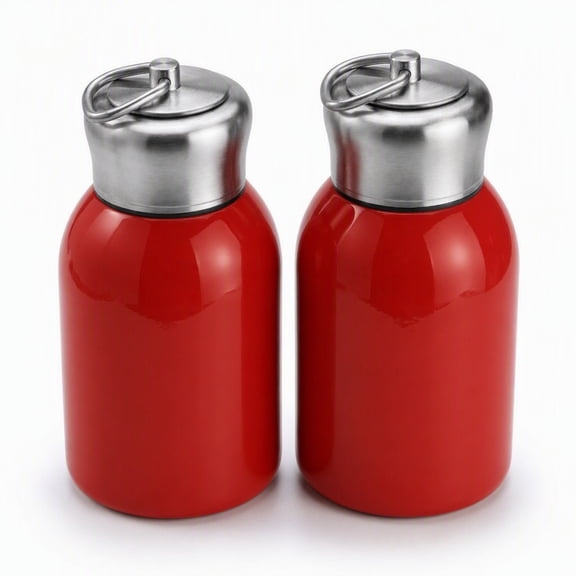 YEMNPIOS 10 oz Red Stainless Steel Thermoses 2 Count