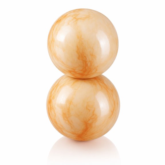 YEMNPIOS 2 Pcs 8.5 Inch Large Inflatable Bouncing Balls Marbleized Bouncy Ball for Adults Pets Party Supplies Beach PVC