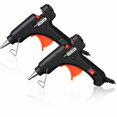 thumbnail image 1 of YEMNPIOS 2 Pcs Hot Glue Gun 20W for 0.28 Inch Sticks Mini Melt Glue Gun with LED Light Black, 1 of 5