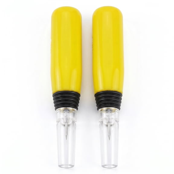 YEMNPIOS 2 Pcs LED Needle Threader Lighted Sewing Tool Plastic Wire Loop for Craft Embroidery