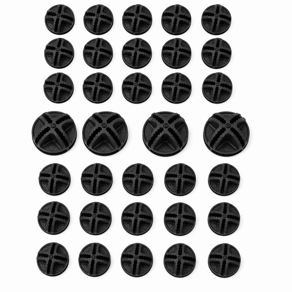 YEMNPIOS 48 Pcs Cube Connectors Plastic Storage Wire Cube Organizer ABS Connectors for Modular Closet Storage Wire Shelf Black