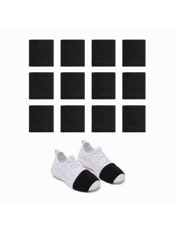 6 Pairs Shoe Socks Over Sneakers Shoe Covers for Smooth Floors Sliders Ballet Dancers Turning Socks Black