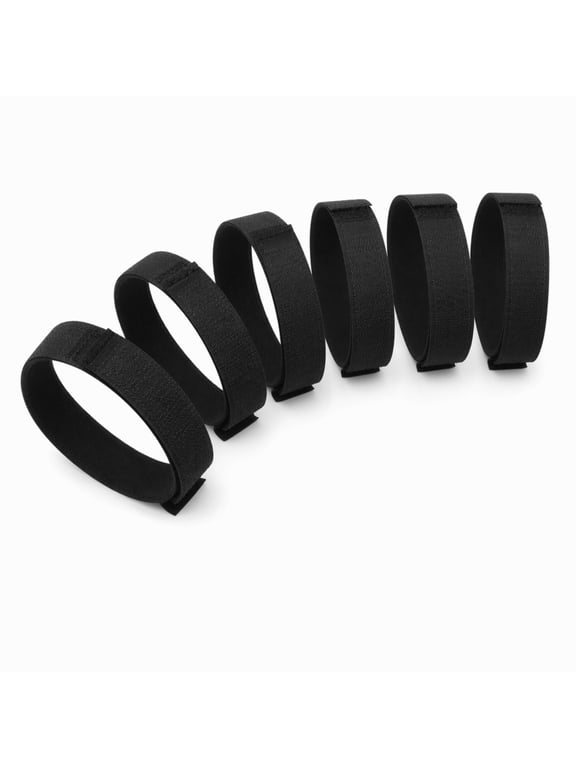 Black Boot Blousers Elastic Military Boot Straps Ankle Strap 1 Inch Wide Bands for Hunting Hiking Army
