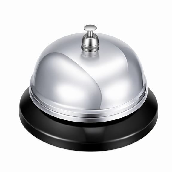 YEMNPIOS Desk Bell for Service Call Bell for Office Hotel Restaurant Counter Reception Area