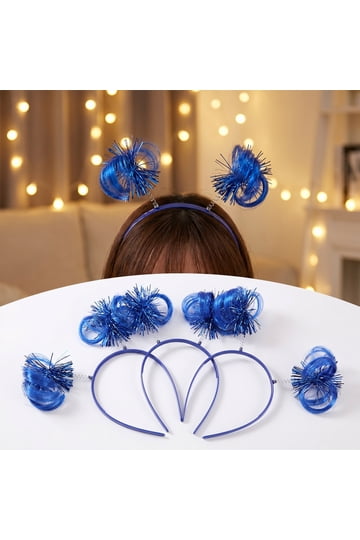 Fur Pom Pom Headband display picture 2
