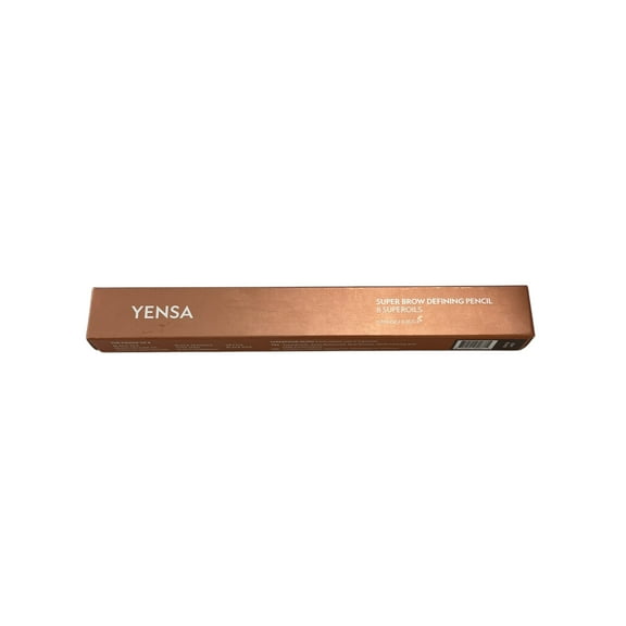 YENSA Brow Defining Pencil, Natural Finish, Soft Black