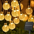 thumbnail image 1 of YEOLEH Solar String Lights,22Ft 40LED Waterproof Solar Fairy Lights with 8 Modes for Gazebo Patio Trees Party Deco,Warm White, 1 of 9