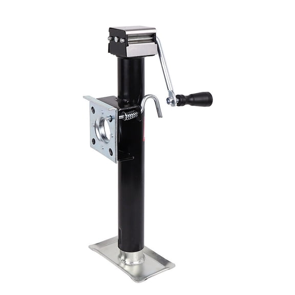 YEOPGYEON Swivel Weld-on Trailer Jack, Trailer Jack Stand, 15" Vertical Movement, 2000 lbs Capacity