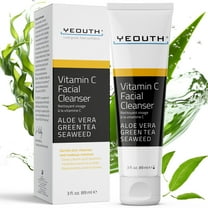 YEOUTH Face Cleanser for Face with Vitamin C and Green Tea, Skincare Face Wash 3oz