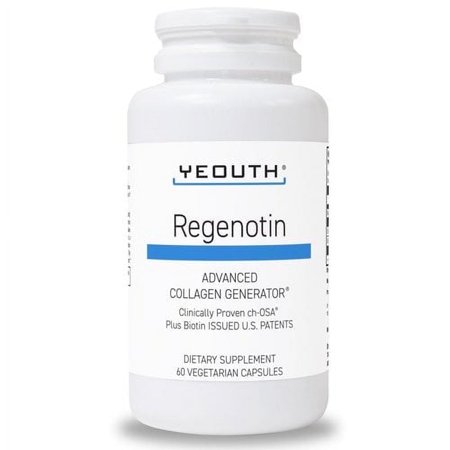 YEOUTH Regenotin Collagen Vegetarian Dietary 60 Capsules Supports Beauty Proteins