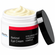 YEOUTH Retinol Eye Cream with Hyaluronic Acid & Tripeptide Complex, Night Eye Cream, 2oz