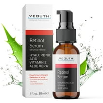 YEOUTH Retinol Serum for Face with Hyaluronic Acid Face Serum for Women, Retinol for Acne, Hydrating Anti Aging Serum, Retinol for Face 1oz