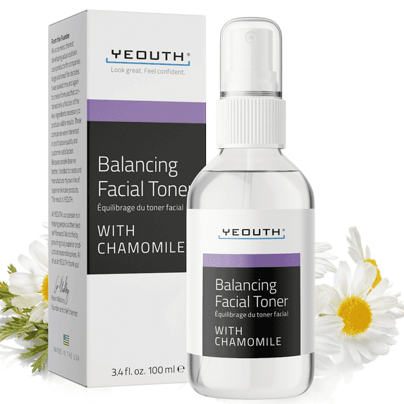 YEOUTH Hydrating Toner for Face Spray with Chamomile and Allantoin, Alcohol Free Refreshing Face Toner 3.4 Oz