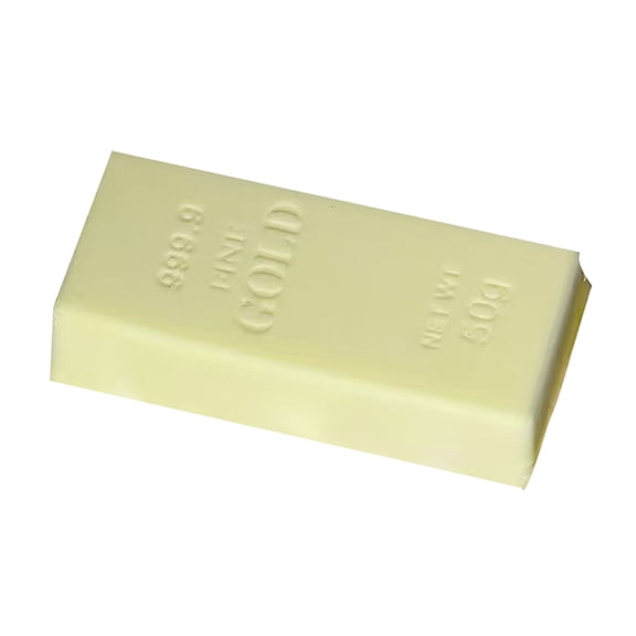 YEPGAR Large Size Gold Brick Moldable Stress Cube Thick Memory Gel Slow Rising Toy Funny Desktop Ornament Bulk Holiday Birthday Party Favors (Dark Green, One Size)