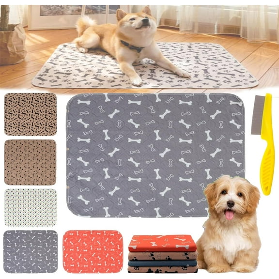 YEPOLERCE Puppy Pads with Pheromones, Washable Reusable Leak-Proof Training Pads for Dogs