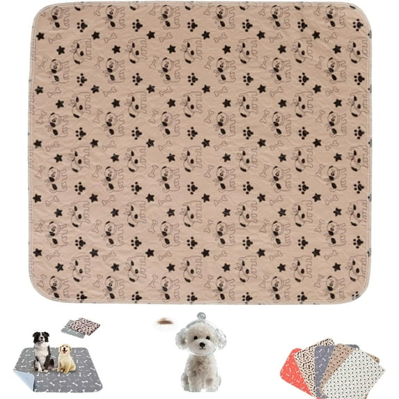 YEPOLERCE Puppy Pads with Pheromones, Washable Reusable Leakproof Absorbent Training Pads with Chew-Resistant Non-Slip Design