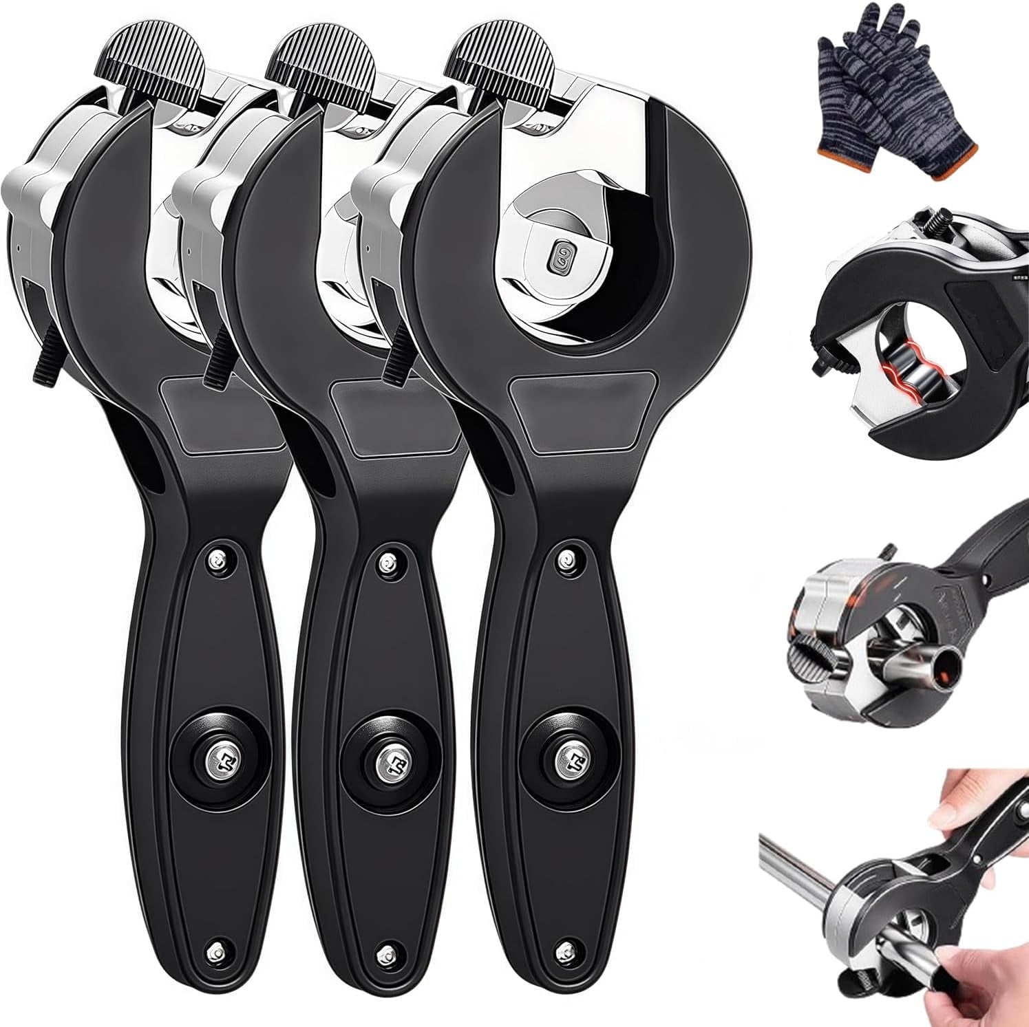 YEPOLERCE Ratchet-Type Pipe Cutter Tool for 1/4
