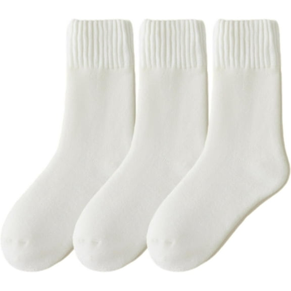 YEPOLERCE Saturatione Winter Thermal Socks for Women, Soft Warm Plush Stockings for Cold Weather
