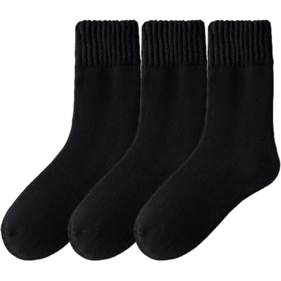 YEPOLERCE Saturatione Winter Thermal Socks for Women, Soft Warm Plush Stockings for Cold Weather