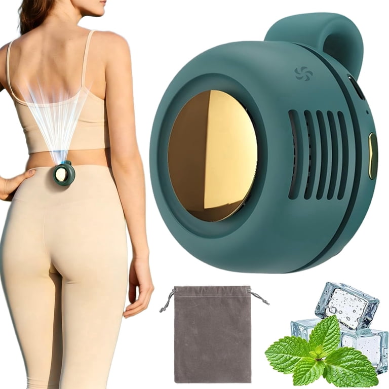 YEPOLERCE Small Whirlwind Clip Waist Neck Fan, Portable Bladeless