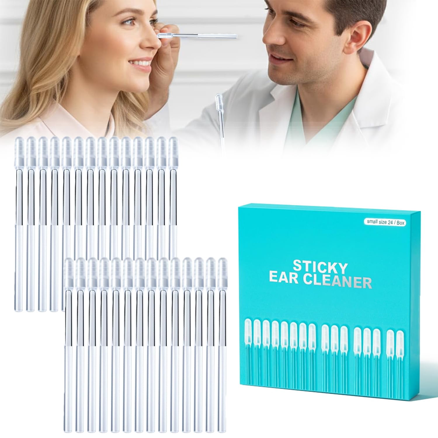 YEPOLERCE Sticky Ear Cleaning Stick for Adults, Reusable Wax Removal ...