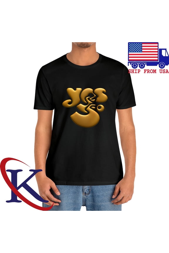 YES 50 Years Anniversary Men's Black T-Shirt Size S-5XL