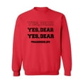 thumbnail image 1 of YES, DEAR Crewneck Sweatshirt, 1 of 3