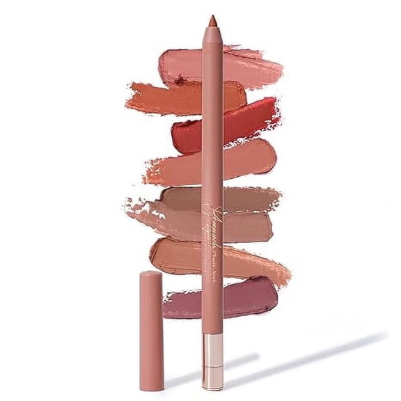YES.EYE DO Nude Brown Lip Liner with Sharpener, Light Brown Lipliner Crayon with Creamy Smooth Texture, Retractable Matte Lipstick Pencil for Lip Defination, Waterproof, Long Lasting