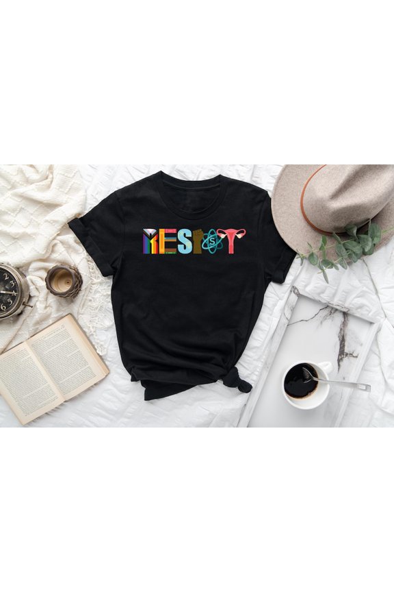 YES to Womens Rights T-Shirt with Colorful Feminist Graphic Design, Empowering Equality Shirt, Pro-Women, Pro-Science, and Pro-Choice Tee