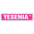 thumbnail image 1 of YESENIA Street Sign Childrens Name Room Sign | Indoor/Outdoor |  24" Wide, 1 of 5