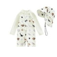 thumbnail image 1 of YESIMOLA Baby Boy Outfits 9-12 Months Toddler Girl Holiday Outfits Boy Baby Clothes 12-18 Month Swimsuit Girl Swimsuit 4t Girls Floral Swimsuit Toddler Boy Swimsuit with Rash Guard Swimsuit Baby, 1 of 7
