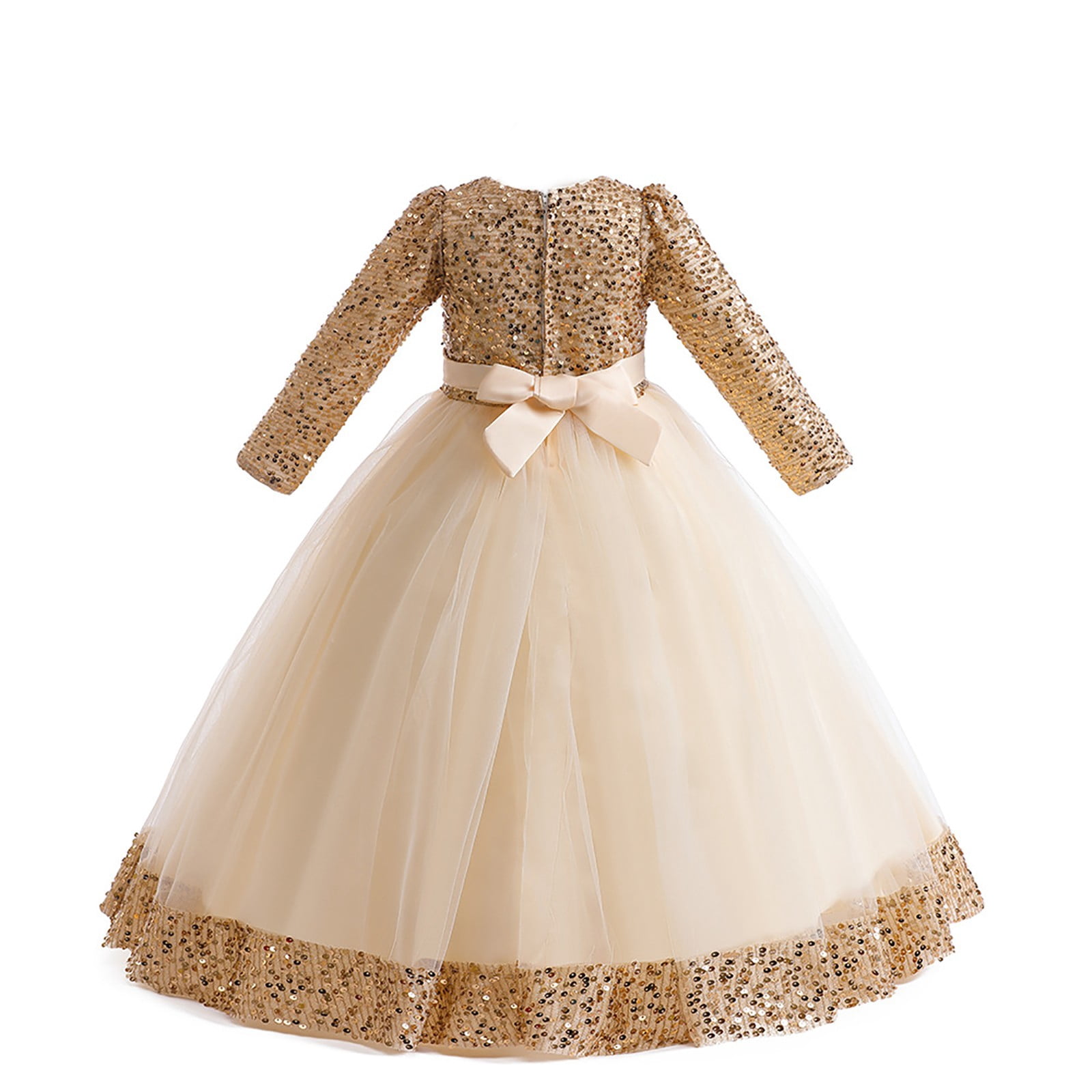 Robe De Noël Pour Fille - Taille 4/5, Rouge Avec Ruban Blanc - Home Editions