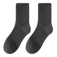 thumbnail image 1 of YESIMOLA Diabetic Socks Women Solid Color Socks Mid Tube Autumn and Qinter All Long Tube Pure Cotton Pile Socks Knee High Socks Soft Breathable Socks One Size, 1 of 3