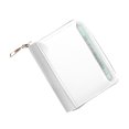 thumbnail image 1 of YESIMOLA Fashion Women Id Short Wallet Solid Color Bag Zipper Purse Multiple Card Slots Clutch Bag Small Credit Card Holder for Women White One Size, 1 of 4