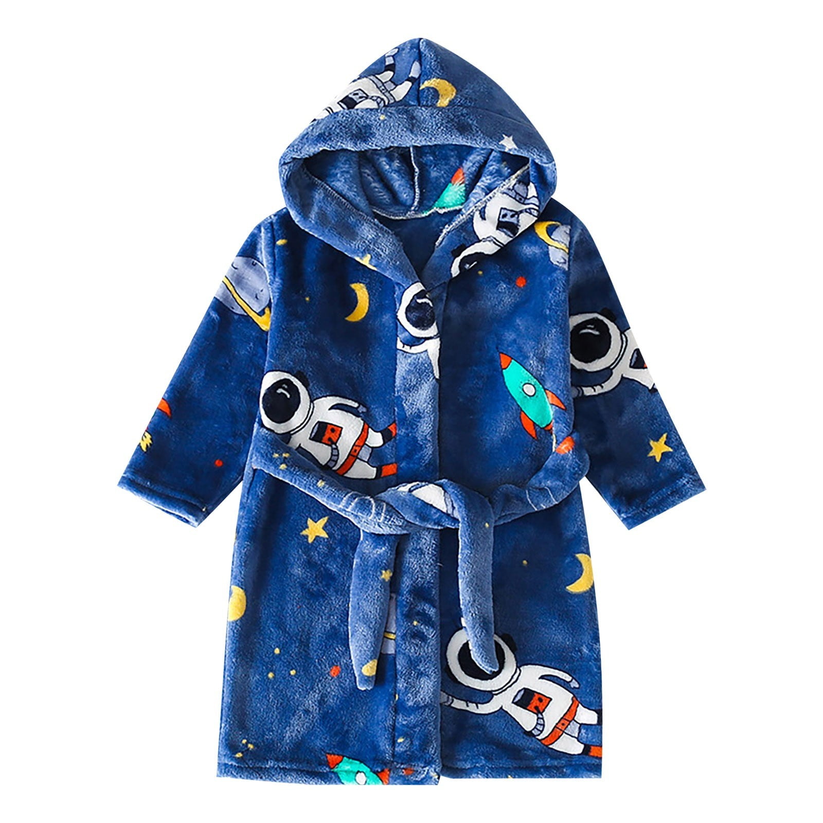 YESIMOLA Kids Cartoon Bath Robe Toddler Robes Cute Pattern Bathrobe