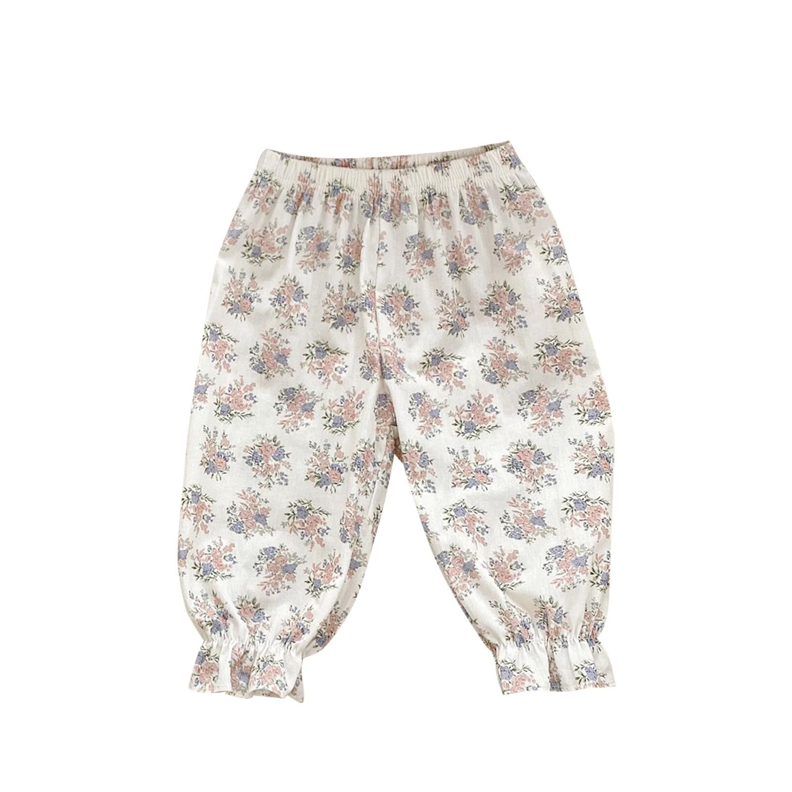 YESIMOLA Kids Sweatpants Baby Girls Pants Summer Thin Children