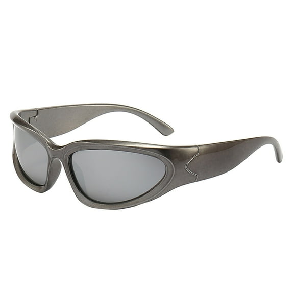 YESIMOLA Polarized Sunglasses Men Cat Eye Wrap Around Polarized Sunglasses Millennium Style Sport Shades Sun Glasses For Hip Hop