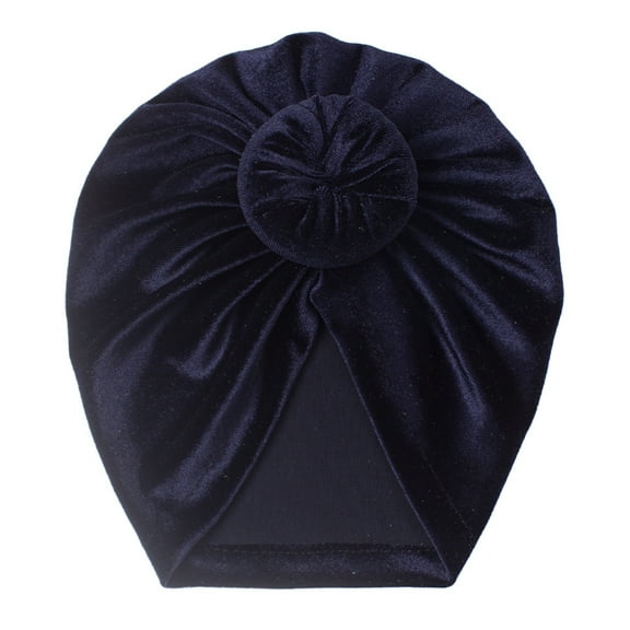 YESIMOLA Toddler Girls Hat Baby Hats Solid Knotted Elastics Turban Hat Baby Girl Soft Beanie Cap Newborn Infant Toddler Kid Headwrap