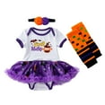 YESIMOLA Toddler Halloween Clothes Baby Girls Cartoon Bowknot Halloween