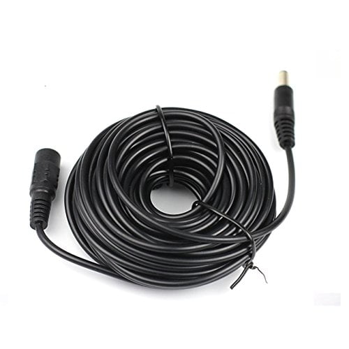 DC Power Extension Cord Cable for LED Light or Security Camera 10ft  2.1x5.5mm