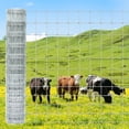 thumbnail image 1 of YESON 5ftx164ft Heavy Zinc Coating Cattle Fence, Galvanized Field Wire Fencing Deer Fence, Goat Fence, Hog Wire Fencing for Yard Livestock & Animal Protection, 1 of 6