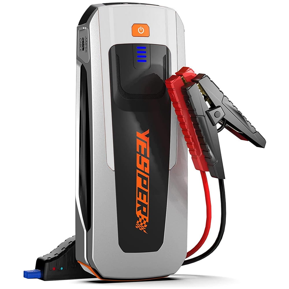 YESPER Jump Pack,2160A Peak Car Jump Box With USB Quick Charge (for 9.0L Gas or Up to 7.0L Diesel),12V Portable Jump Start With LED Light Powerful