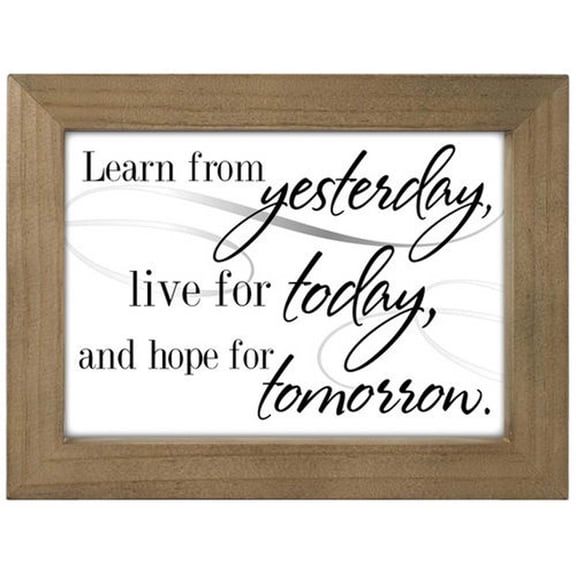 Malden Learn From Yesterday Float Sign