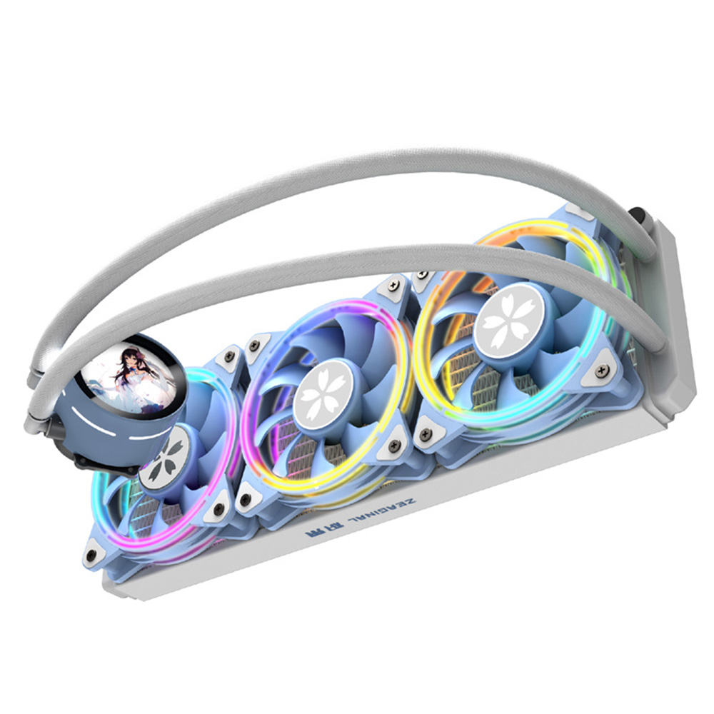 YESTON Radiator,BUZHI WaterCooled Water Pump 3 Fans Support Water Pump