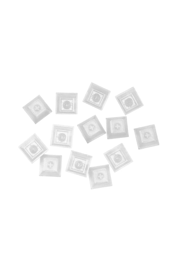 100pcs Mixded Color PBT Shine Through Keyset 1U DSA Profile Keycap Set for Cherry MX Switches Mechanical Keyboard