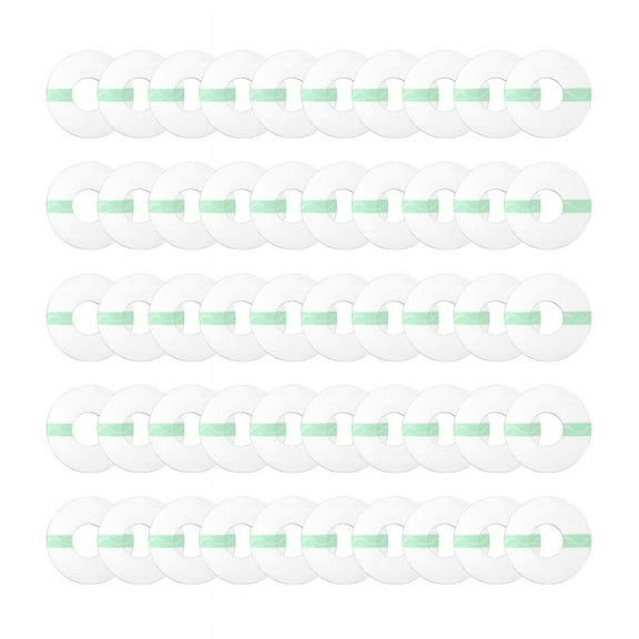 YESTUNE 50x Patches Waterproof Adhesive Patch Latex Hypoallergenic Adhesive Waterproof Sensor Overpatch Tape for Outdoor Climbe