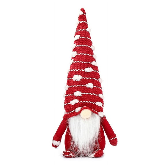 YESTUNE Knitted Snowflake Hat Christmas Gnome Desktop Ornaments Plush Cute Elf Soft Doll Home Desk Craftwork Bedroom Decor Living Room Bedroom Decorations Accessories