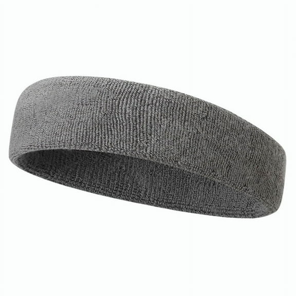 YESTUNE Sweatband Cotton Sports Headbands Terry Cloth Moisture Wicking Athletic Headband