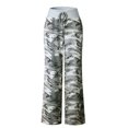 thumbnail image 1 of YESTUNE Women Casual Pajama Pants Floral Camo Deer Santa Print Drawstring Comfy Loose Wide Leg Stretch Palazzo Lounge Toursers, 1 of 19